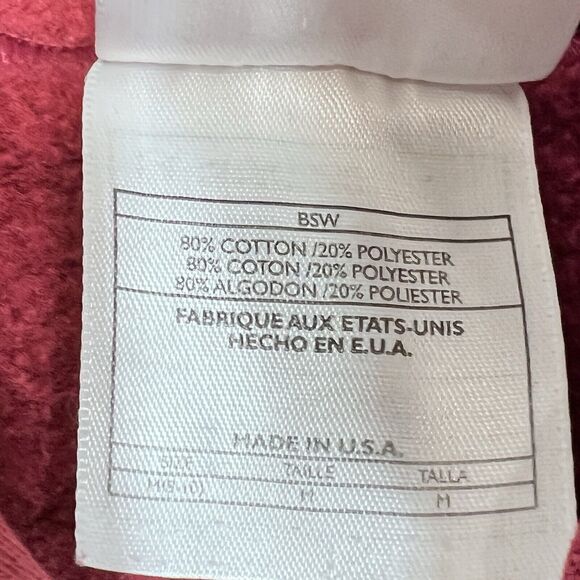 Vintage Y2K Nike Sweatshirt Womens Medium Red Swoosh Full Zip Pullover Hooded - Picture 10 of 11